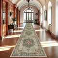 Washable Oriental Hallway Runner Rug 3x20 ft - Soft, Stain Resistant