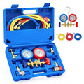 AC Manifold Gauge Set for R134a R12 R22 R502 - Complete Recharge Kit