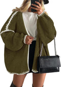 PRETTYGARDEN Womens Oversized Cardigan Sweaters 2025 Fall Lantern