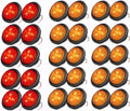 NEW SUN 30 Pack 2.5in LED Trailer Marker Lights for Safety