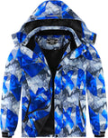 Boy's Waterproof Ski Jacket Warm Winter Snow Coat - Fleece Lined