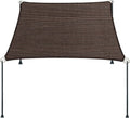 15 ft x 21 ft Brown Straight Edge Sun Shade Sail - Effective UV Block