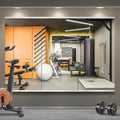 Home Gym Mirror for Wall 48x24x3PCS Full Length - HD Frameless Body