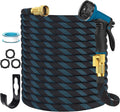 Garden Hose Non-Expandable 100 ft - Lightweight Kink-Free Water Hose