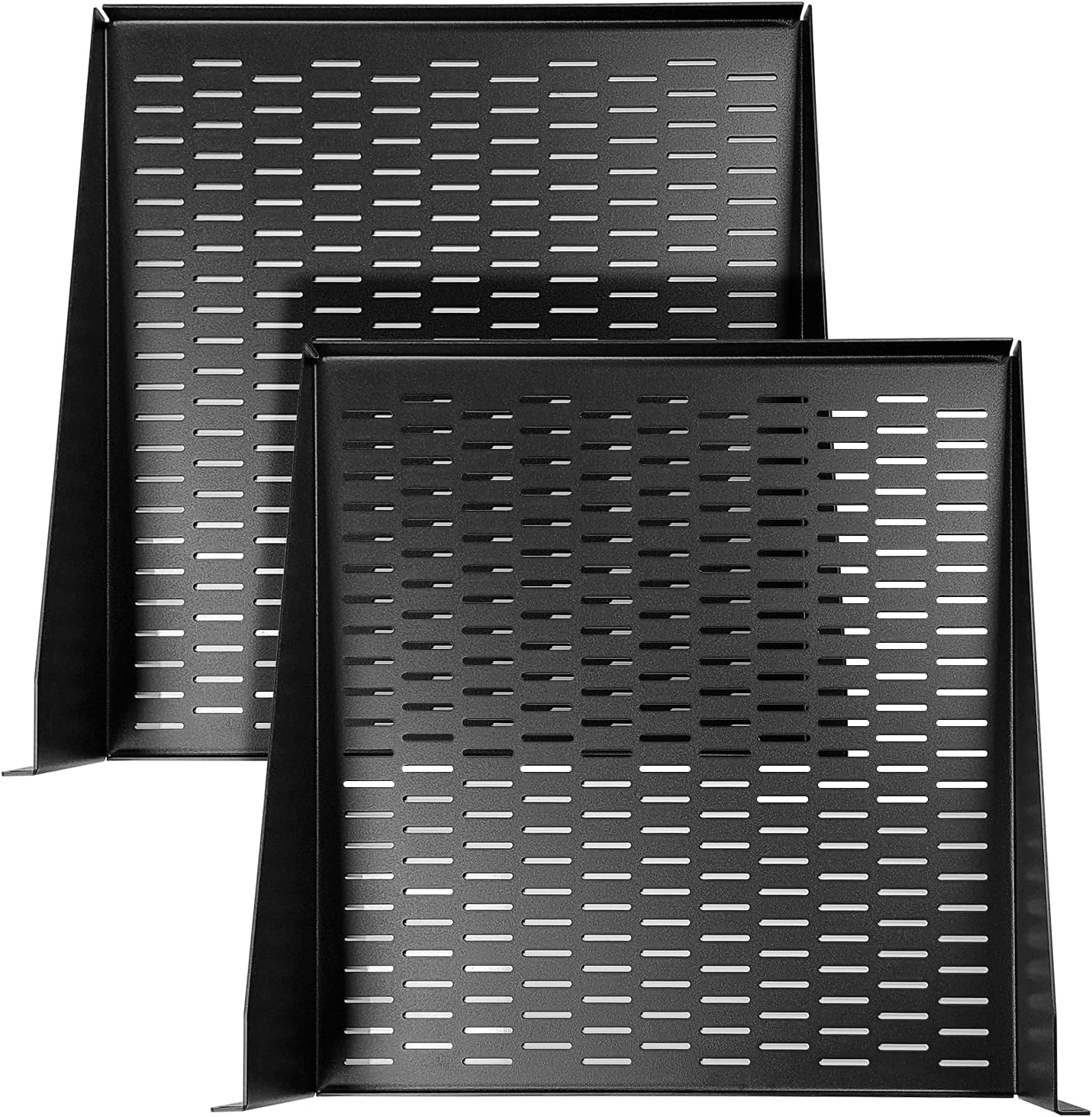 AxcessAbles 2U Vented Rack Shelf for 19 Inch Equipment Racks