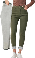Fleece Lined Winter Jeans for Women - Warm Thermal Skinny Jeggings is