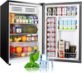 Upstreman 4.5 Cu.Ft Mini Fridge with Freezer - Quiet, Efficient Cooler