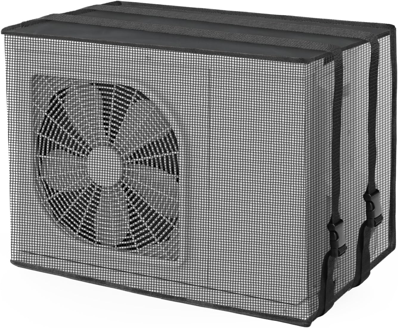 QWORK Mesh Window AC Cover - Outdoor Protection, 21x16x15