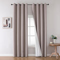 Blackout Curtains 120 in Long Chateau Gray - Heavy Duty Thermal