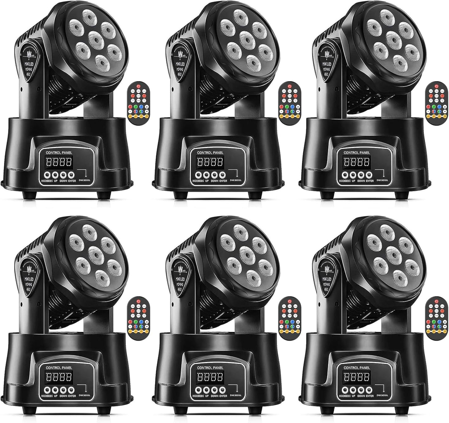 U`King Moving Head Light RGBW Stage Lighting for Events
