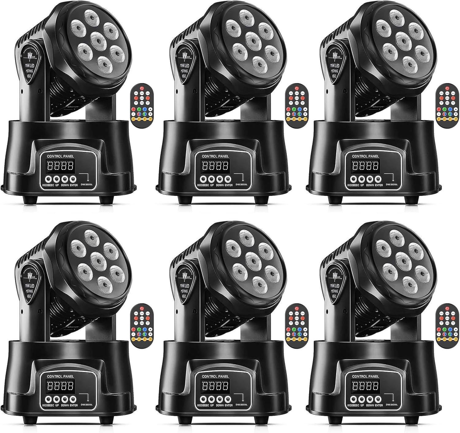 U`King Moving Head Light RGBW Stage Lighting for Events