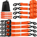 Tie Down Ratchet Straps 1.5in x 10ft Heavy Duty 4400 LB - Moving