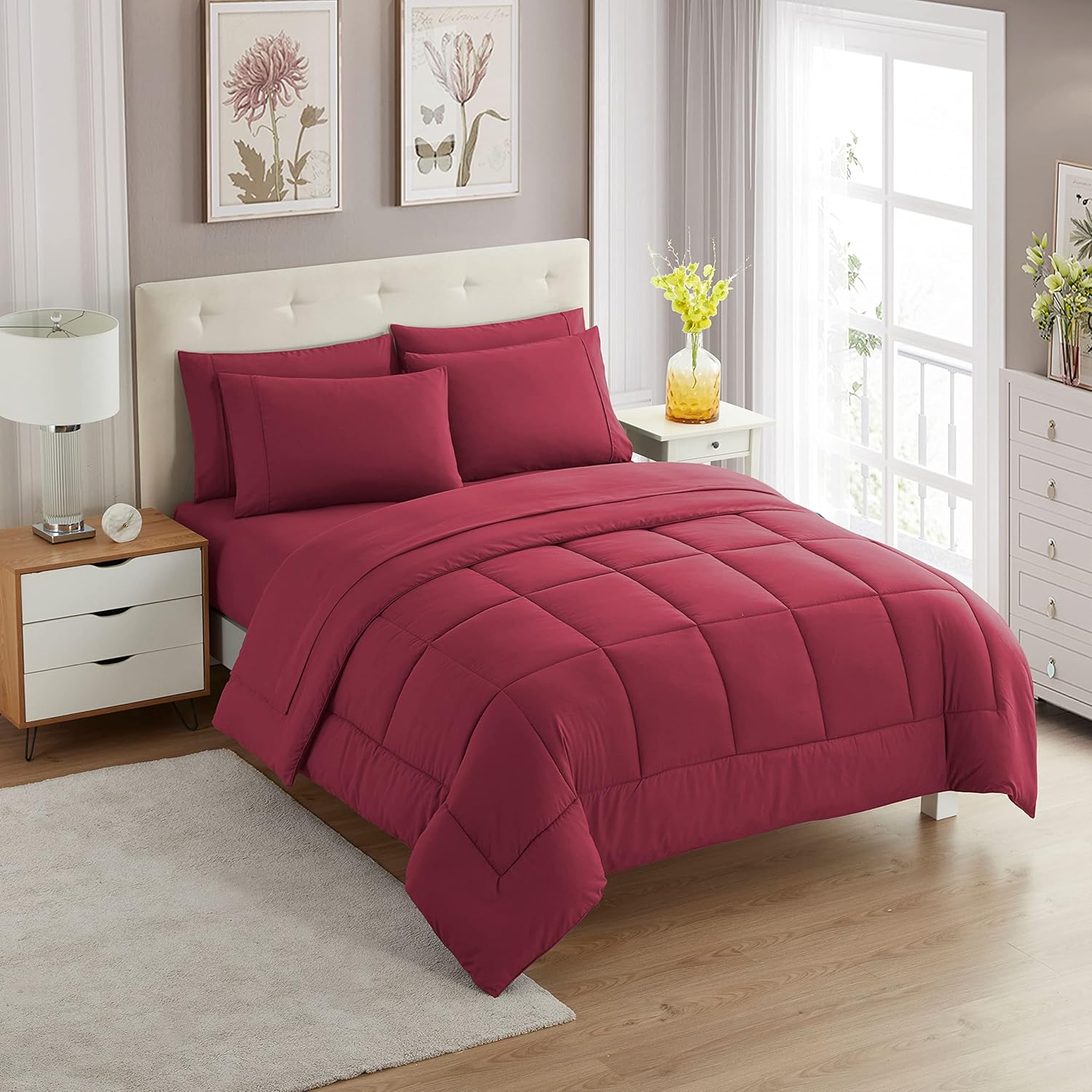Transform Your Bedroom with the Sweet Home 7 Piece Comforter Set