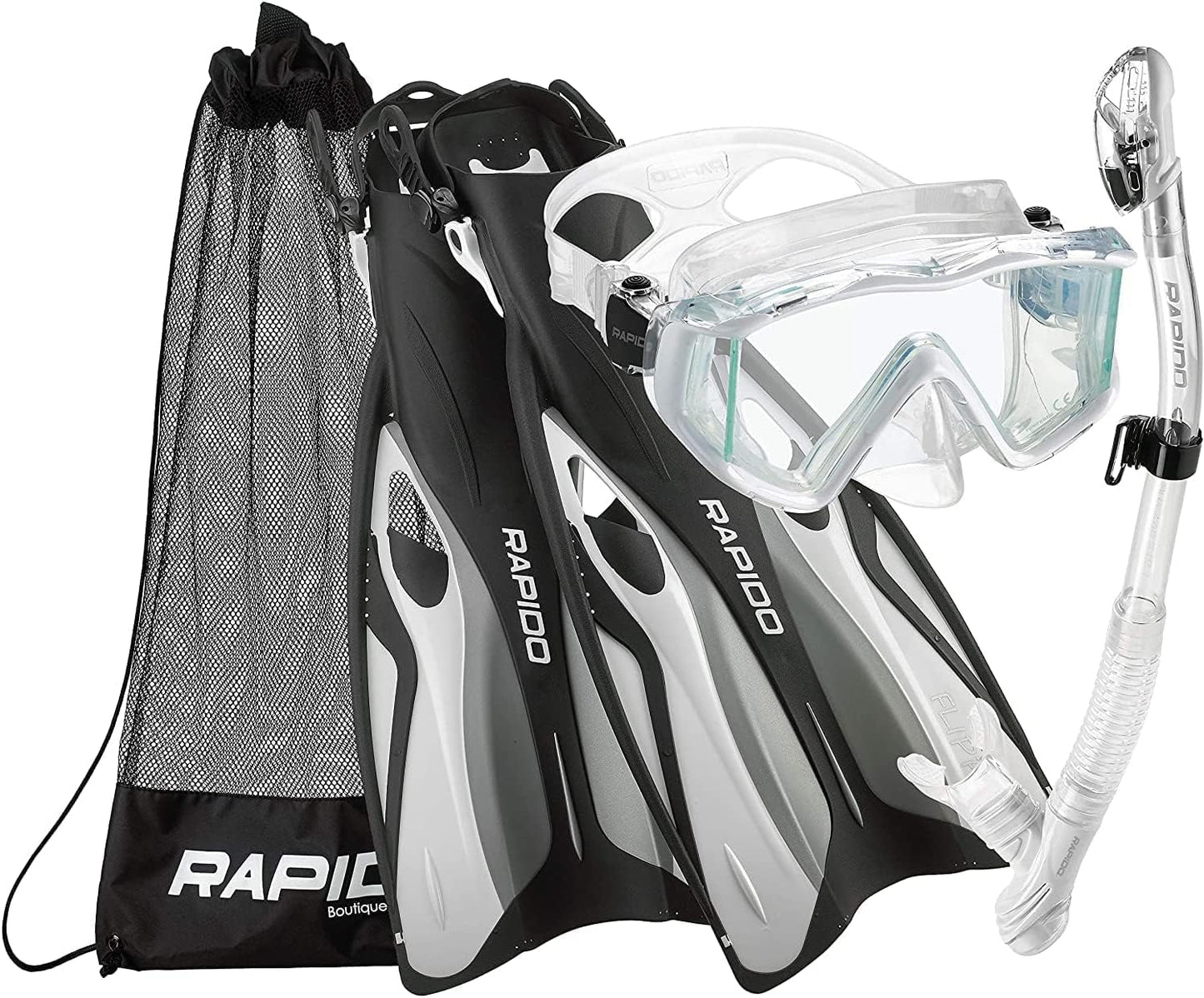 Phantom Aquatics Snorkel Set for Crystal-Clear Views