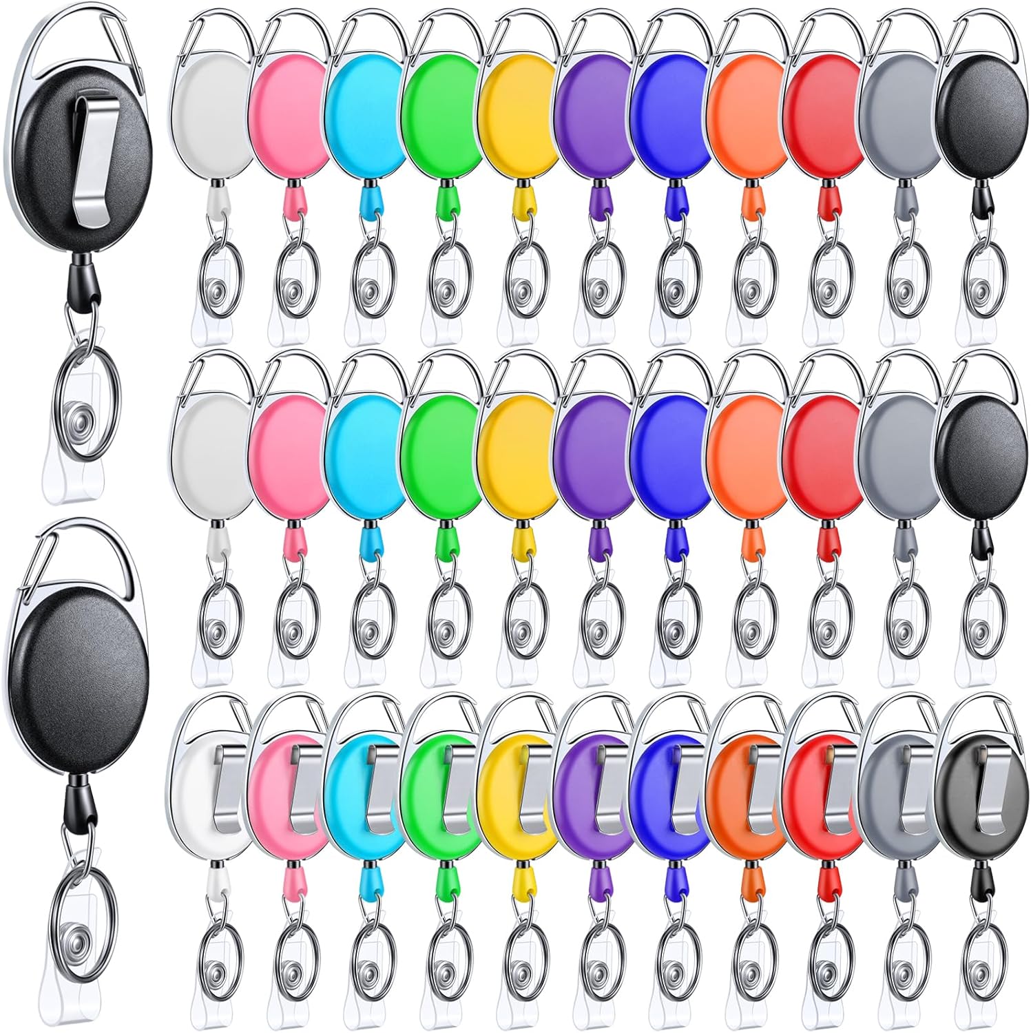 Retractable Badge Reels for Office Workers and Professionals