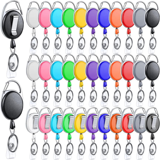 Retractable Badge Reels for Office Workers and Professionals