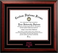 NCAA Spirit Diploma Frame - Handcrafted Logo Mat Display
