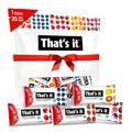 Mini Fruit Bars Variety 35 Pack - No Sugar Added, Plant-Based Snack