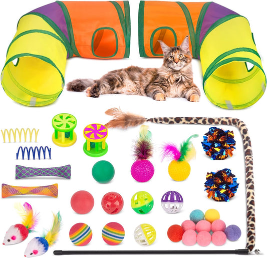 Interactive Cat Toy Bundle for Playful Indoor Cats