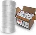 White Mason Line String - #18 Braided Nylon Twine 6,000 ft