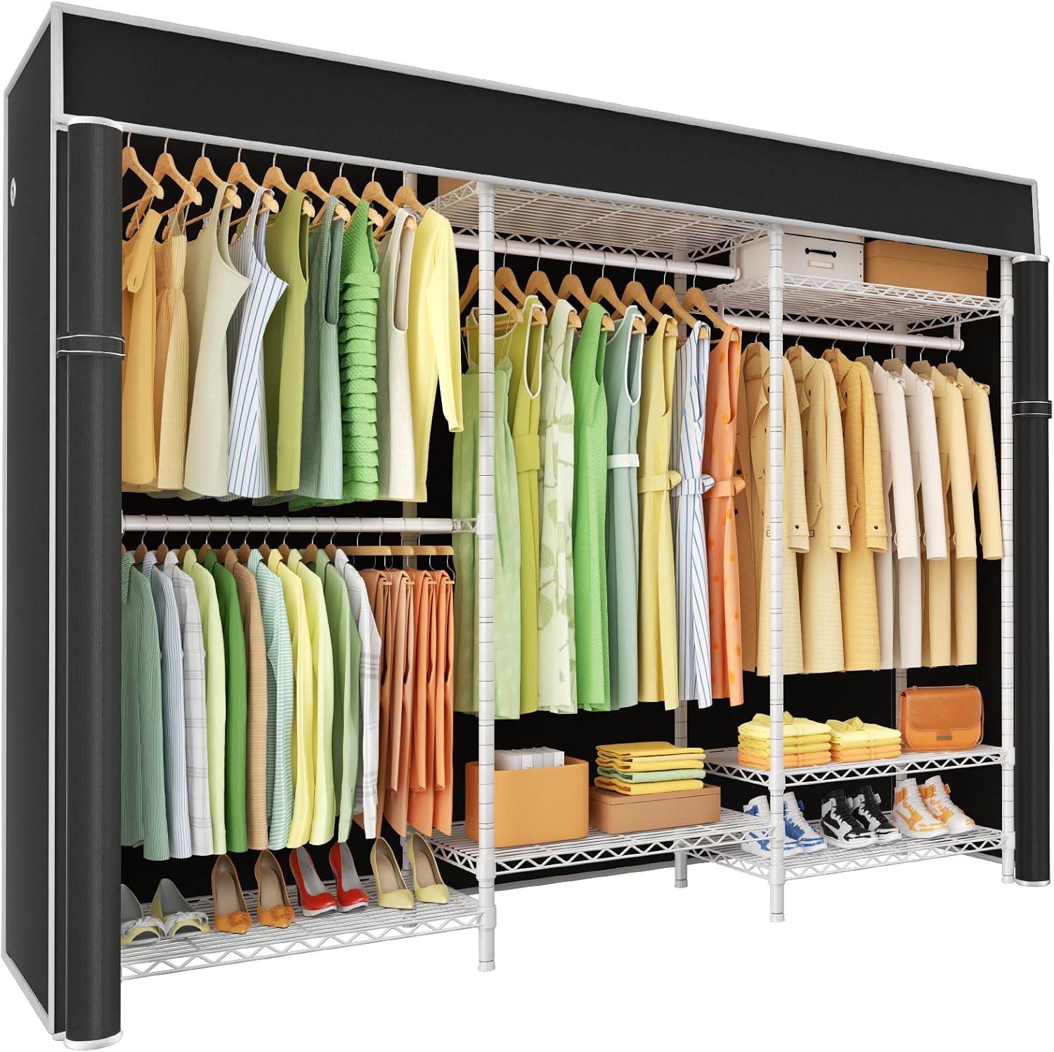 Ulif E13C Heavy Duty Closet Organizer System for Clothes Storage