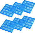Plastic Pallet 6 Pack 11.8 x 11.8 x 2 in - Lightweight Ventilated