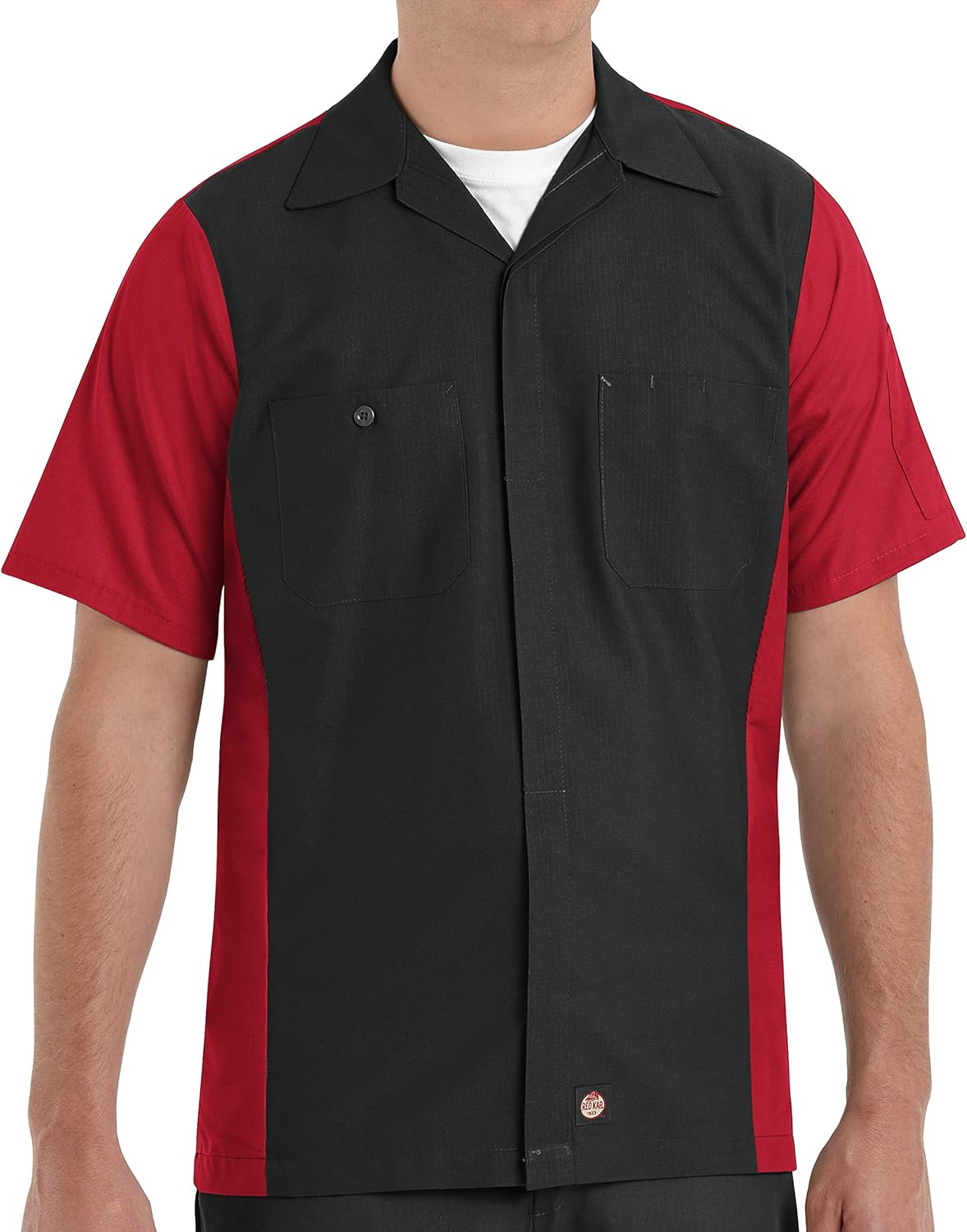 Red Kap Men's Ripstop Crew Shirt for Comfort and Durability