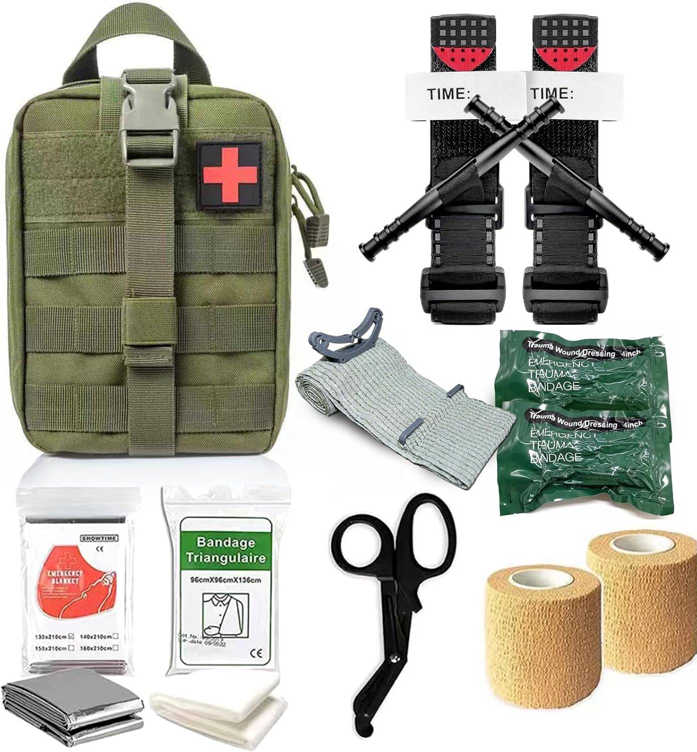 IFAK Trauma Kit Tourniquet Kit for Severe Bleeding Control