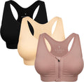 Women's Zip Front Sports Bra for Active Lifestyle and Comfort