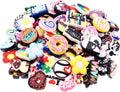 120Pcs Silicone Focal Beads Bulk - Colorful Cartoon Mix for DIY Crafts
