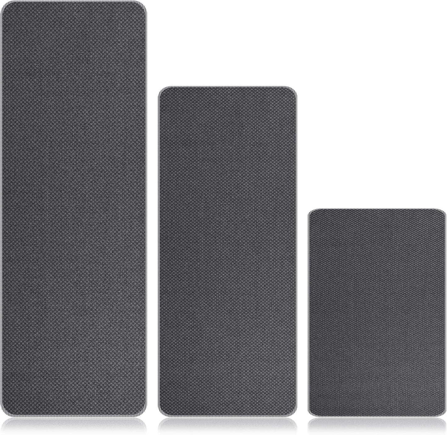 Kitchen Rugs Sets of 3 Non Slip Washable Mats for Home Use