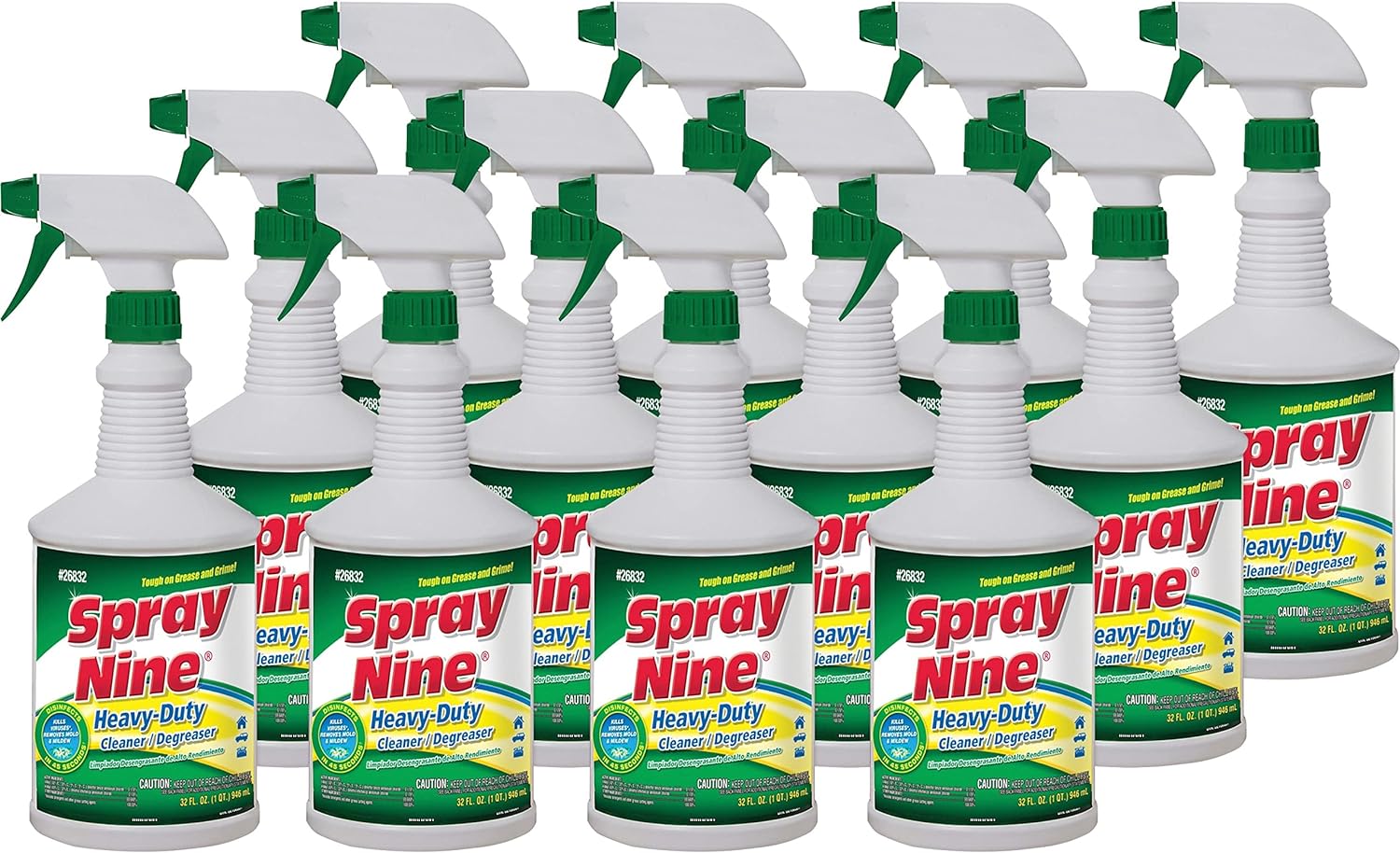 Spray Nine Heavy Duty Cleaner, Degreaser & Disinfectant 32 Fl Oz
