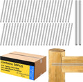 10 in x 3/8 in Galvanized Brace Pins 50 Pack - Rust Resistant Fence