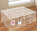 20 Panels Small Animal Playpen C&C Cage - Custom Indoor Outdoor Pen