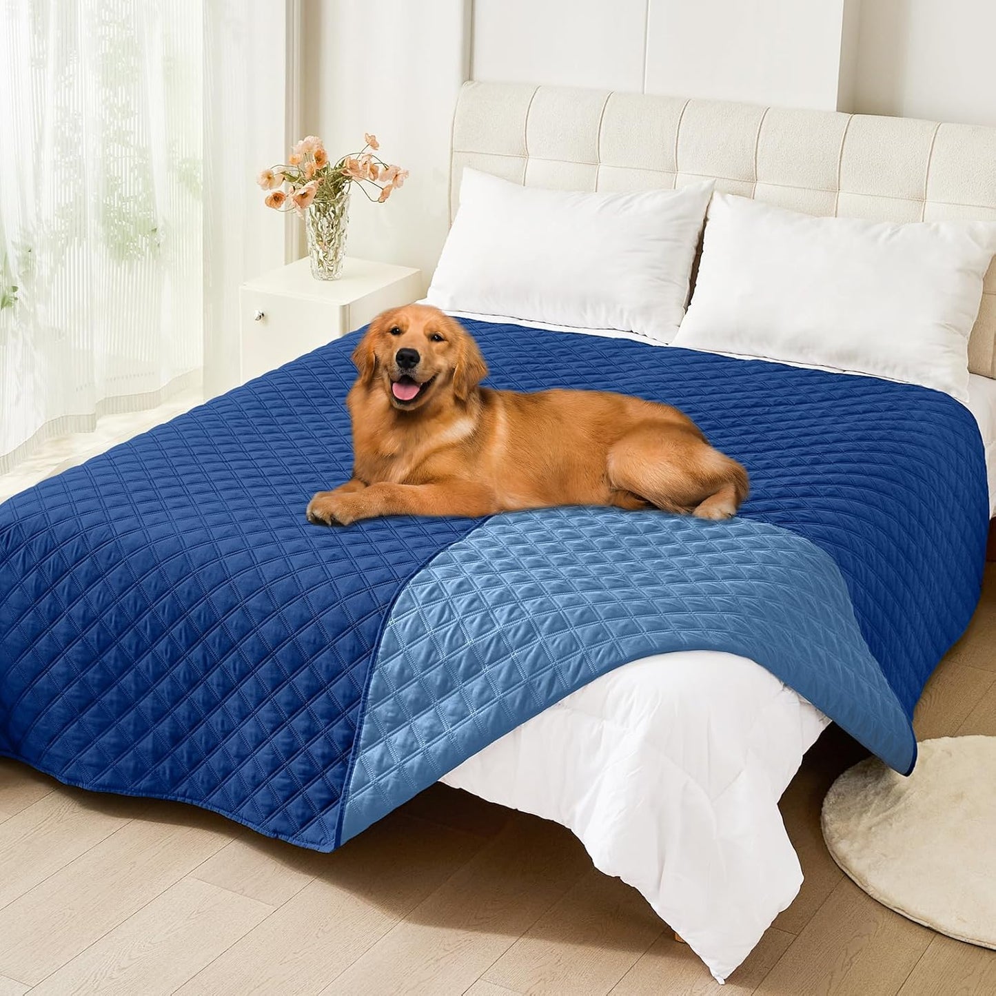 Smiry Waterproof Dog Blanket for Pet Couch Covers and More