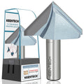 V Groove Router Bit 90-Degree 1/2 in Shank - Precise V Grooving