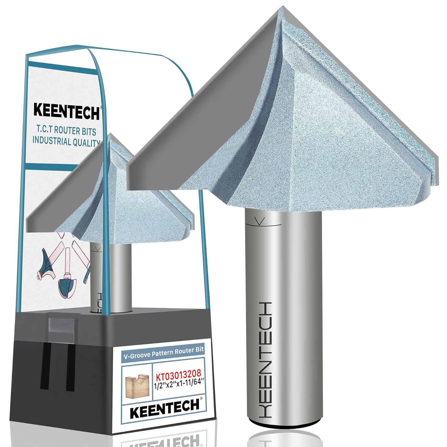KEENTECH Router Bits for Precise Woodworking and Grooving
