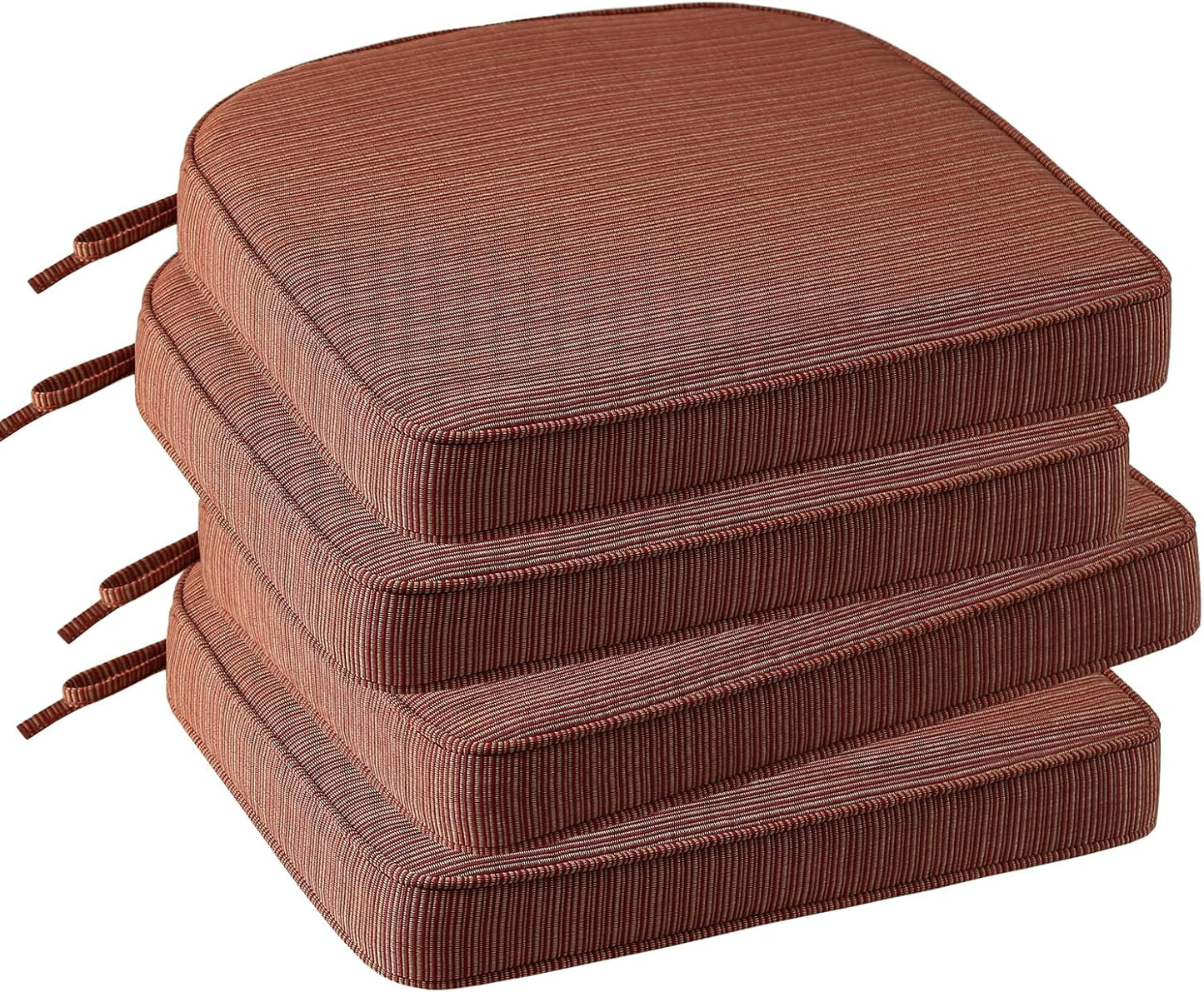Outdoor Round Corner Seat Cushion Set of 4 for Patio Furniture
