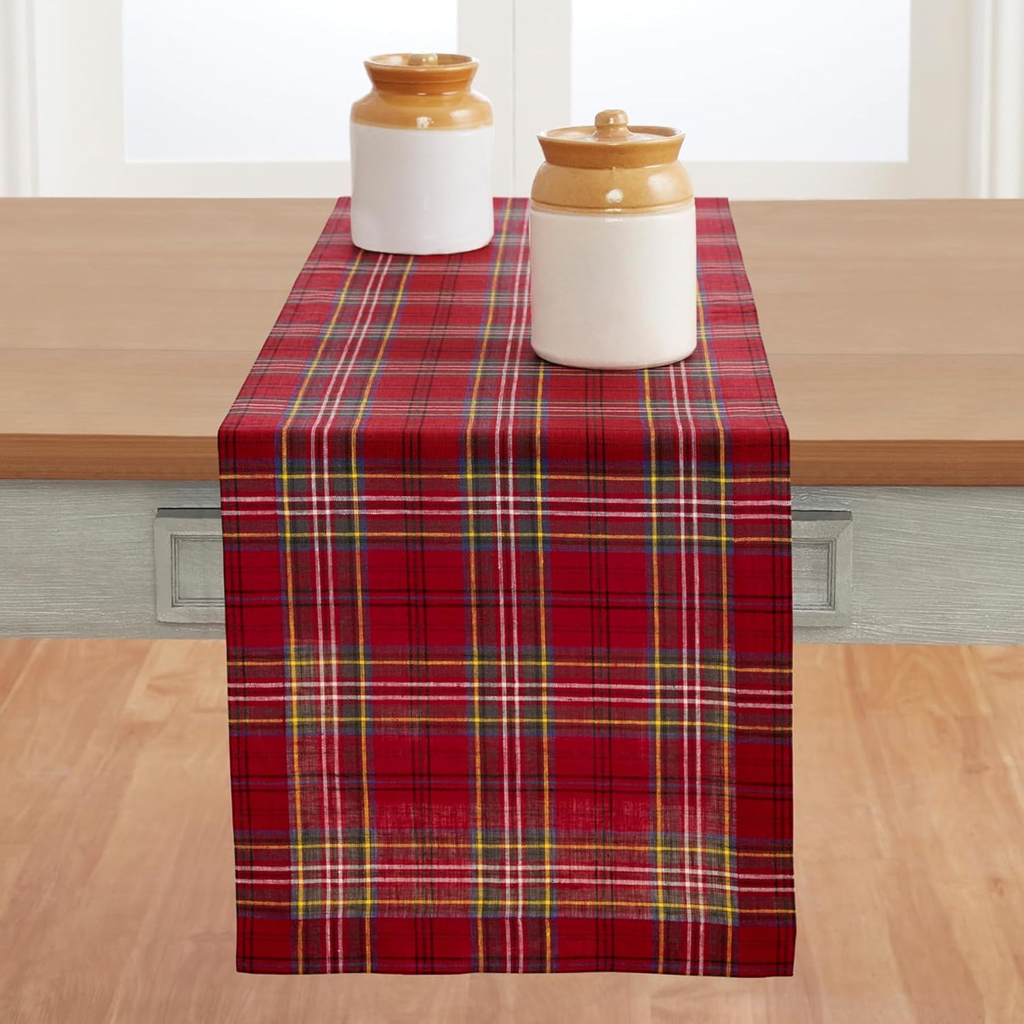 Classic Tartan Plaid Table Runner 14 x 90 Inches for Dining