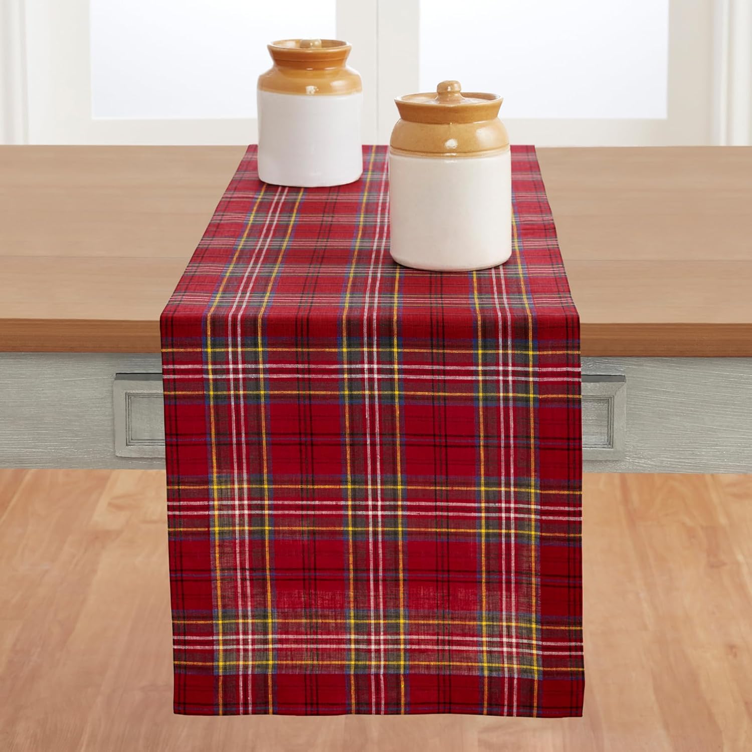 Classic Tartan Plaid Table Runner 14 x 90 Inches for Dining