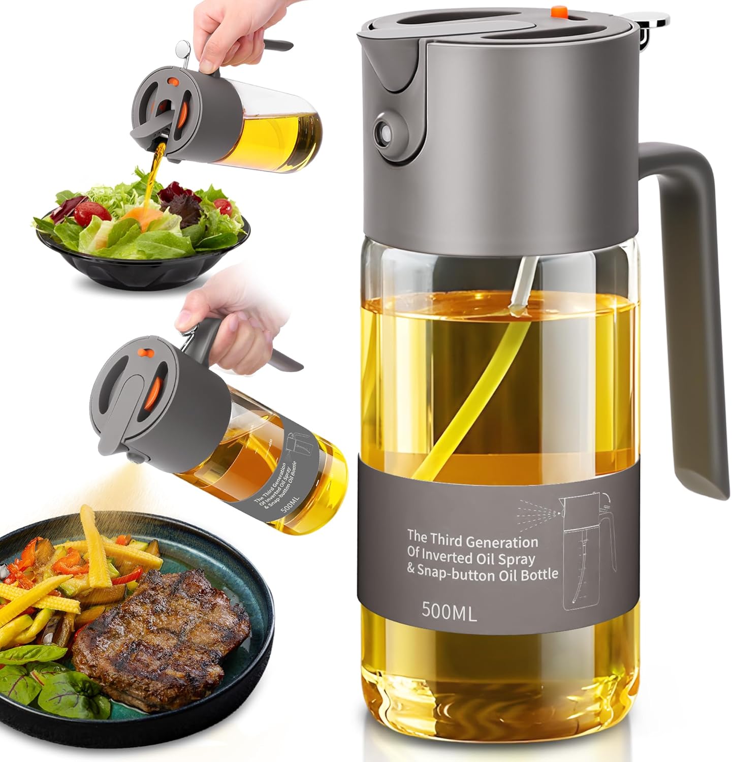 Continuous Spray Oil Sprayer for Precise Cooking