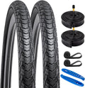700C Road Bike Tires 700x38C with Tubes and Tools - Comfortable Urban