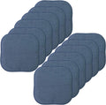 Sweet Home Collection Memory Foam Chair Cushion Pads 16in x 16