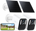 2.5K QHD Outdoor Security Camera - Solar Battery Wireless