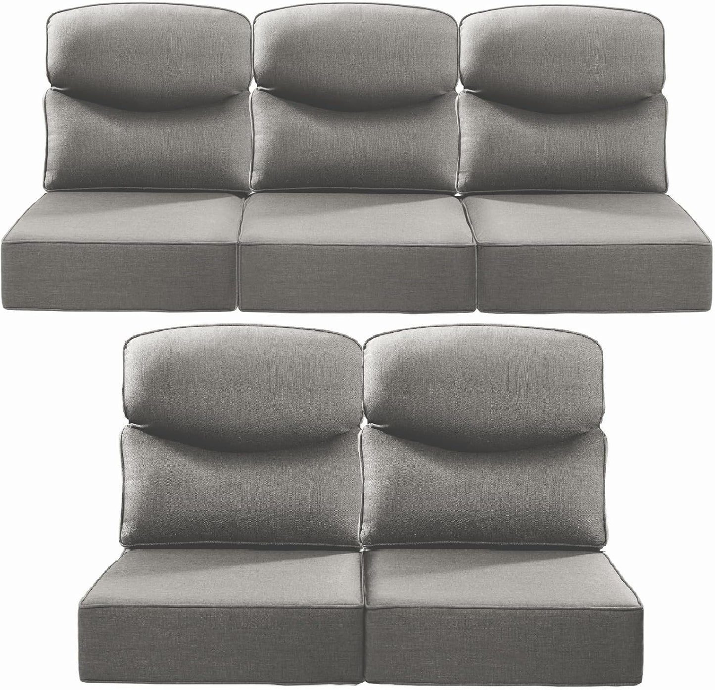 Luxury 24x24x6 Inch Smile Outdoor Cushions for Patio Seating