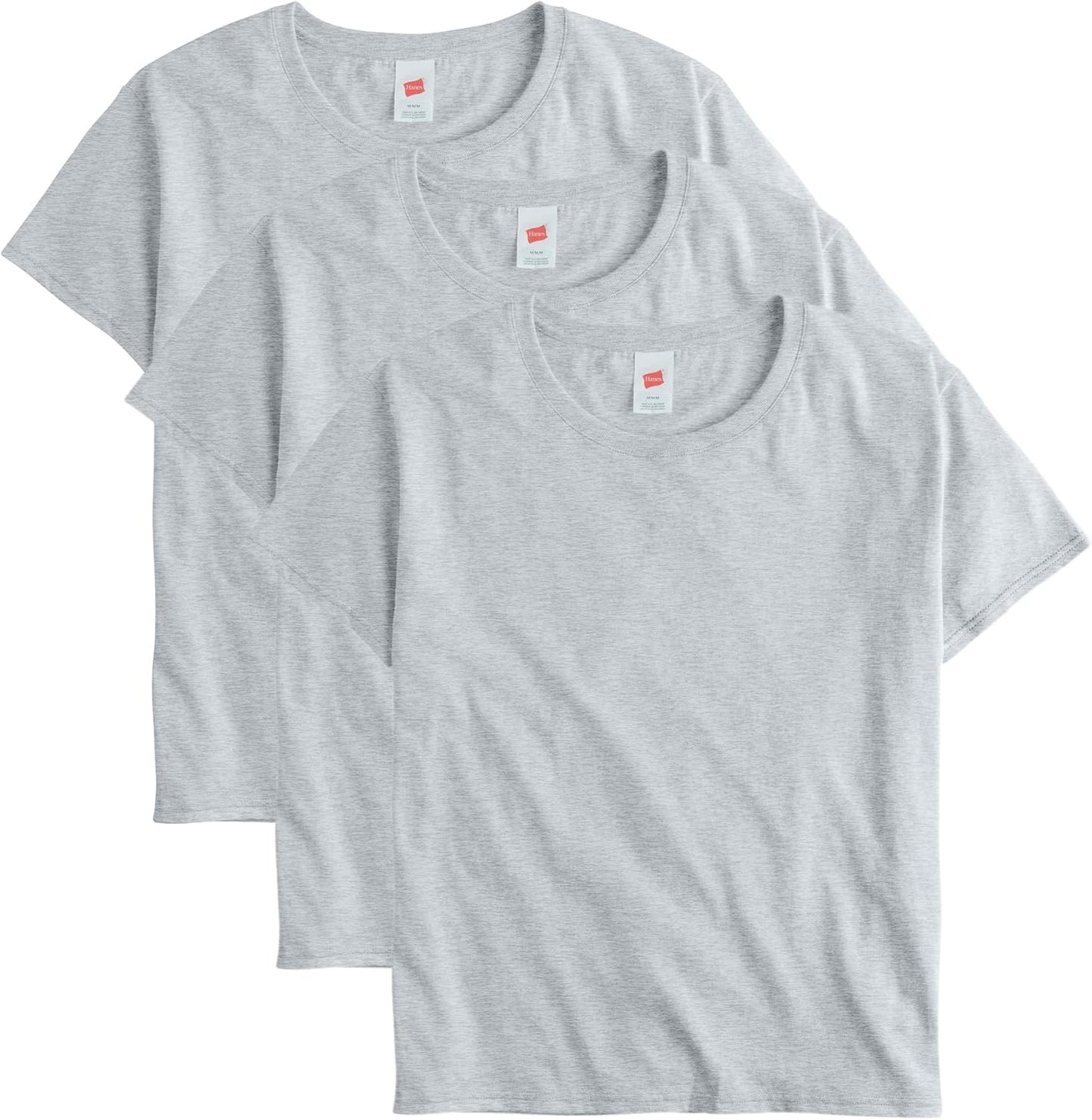 Hanes Womens Essentials Oversized T-Shirt Pack for Comfort