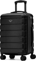 Flight Knight Expandable Carry On Luggage with USB C Charging Port