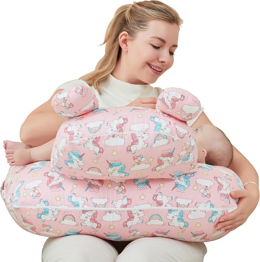 Breastfeeding Pillow for Mom Support with Adjustable Waist Strap