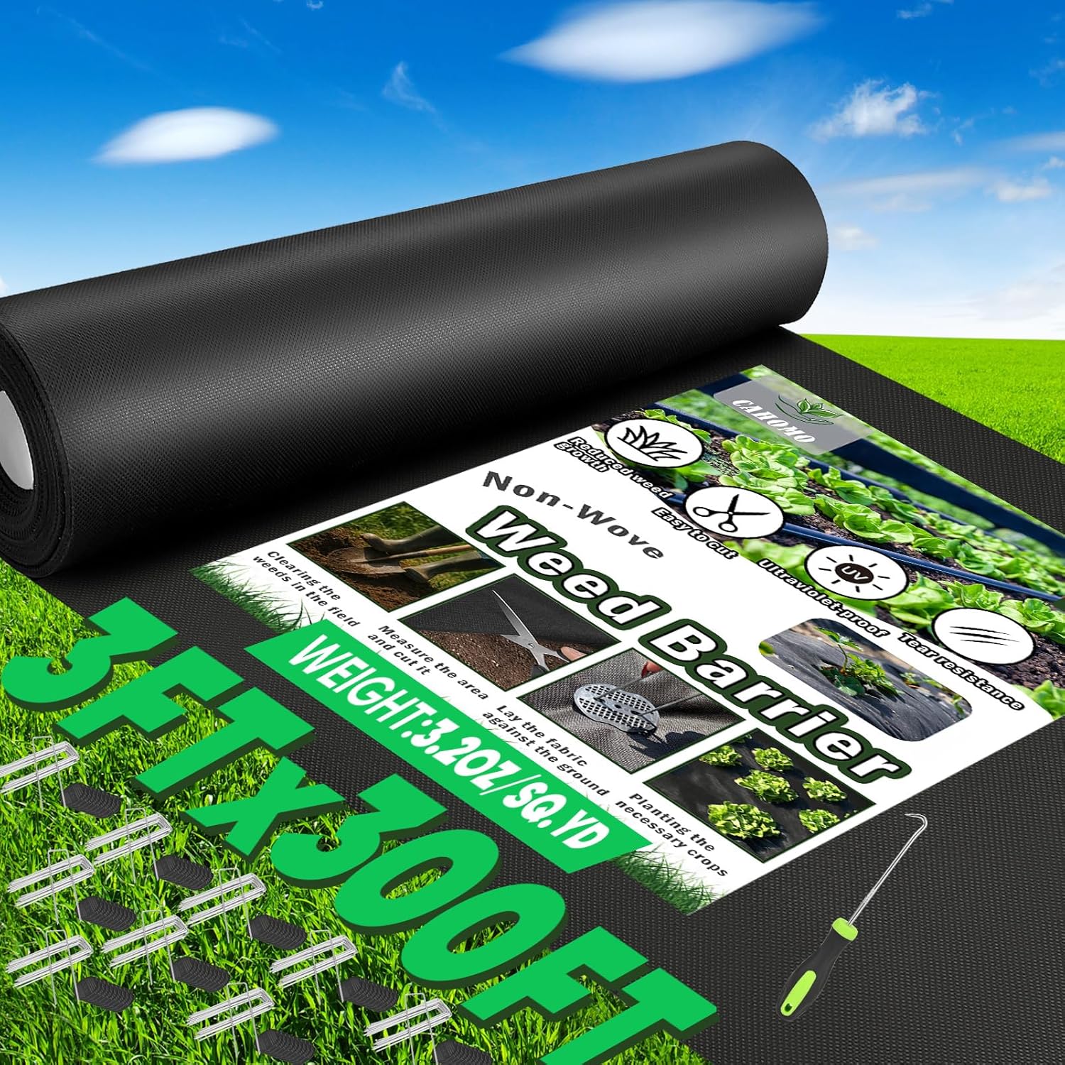 Non-Woven Thick Weed Barrier Fabric for Superior Weed Control