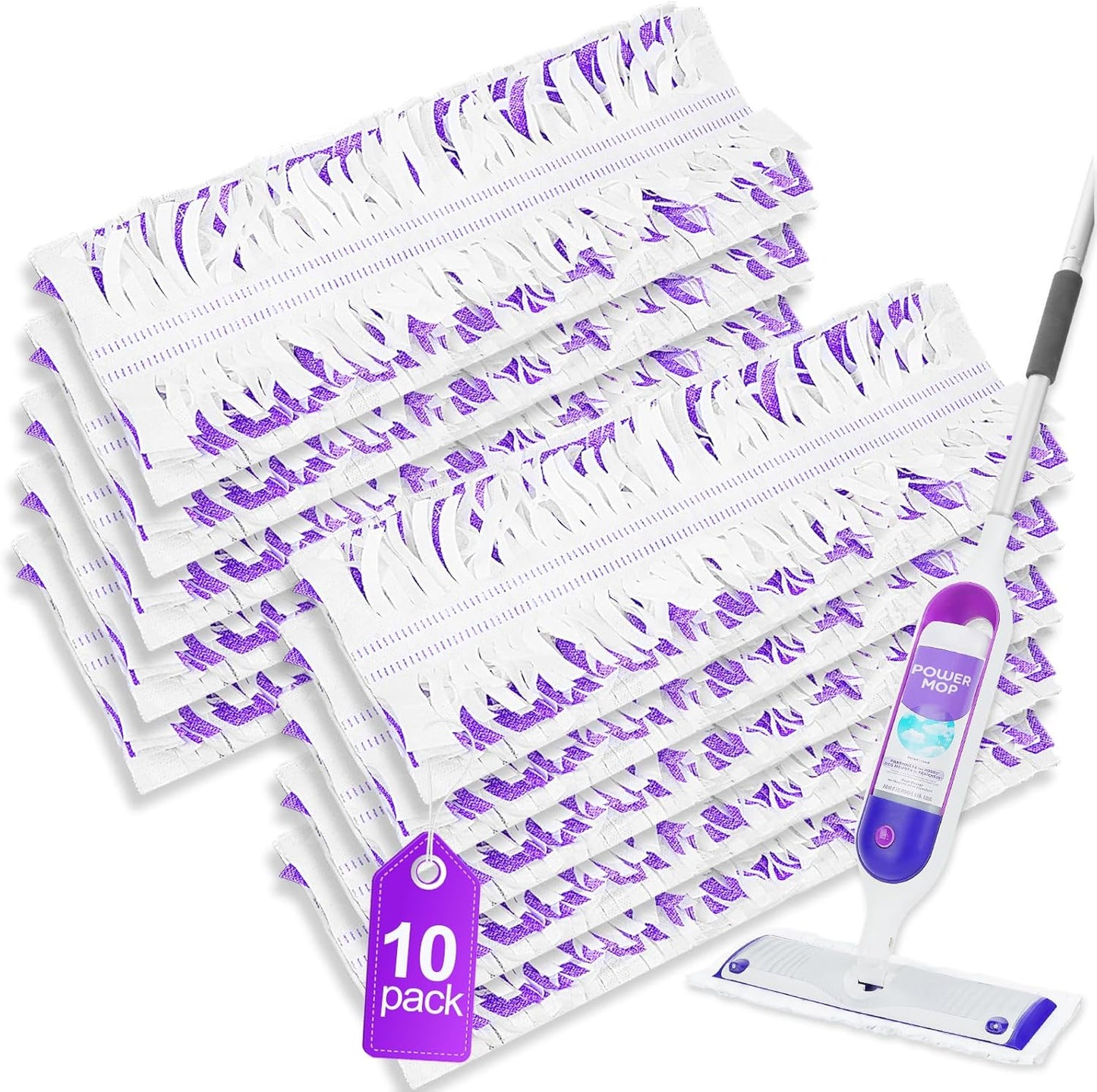 YagoDago PowerMop Pads - 10 Disposable Refills